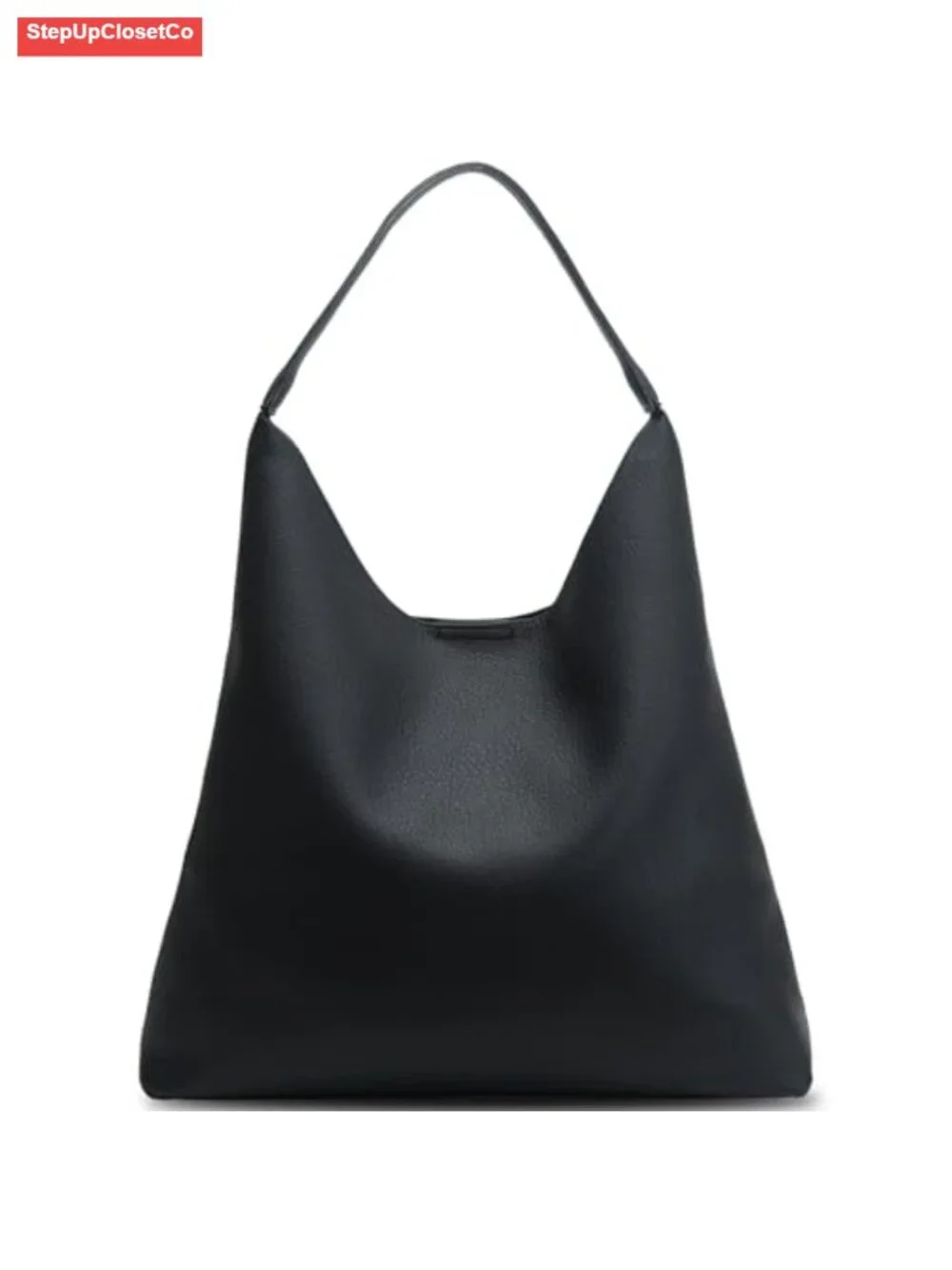 Women's Soft Faux Leather Hobo Tote Shoulder Bag High-Capacity Slouchy Purse